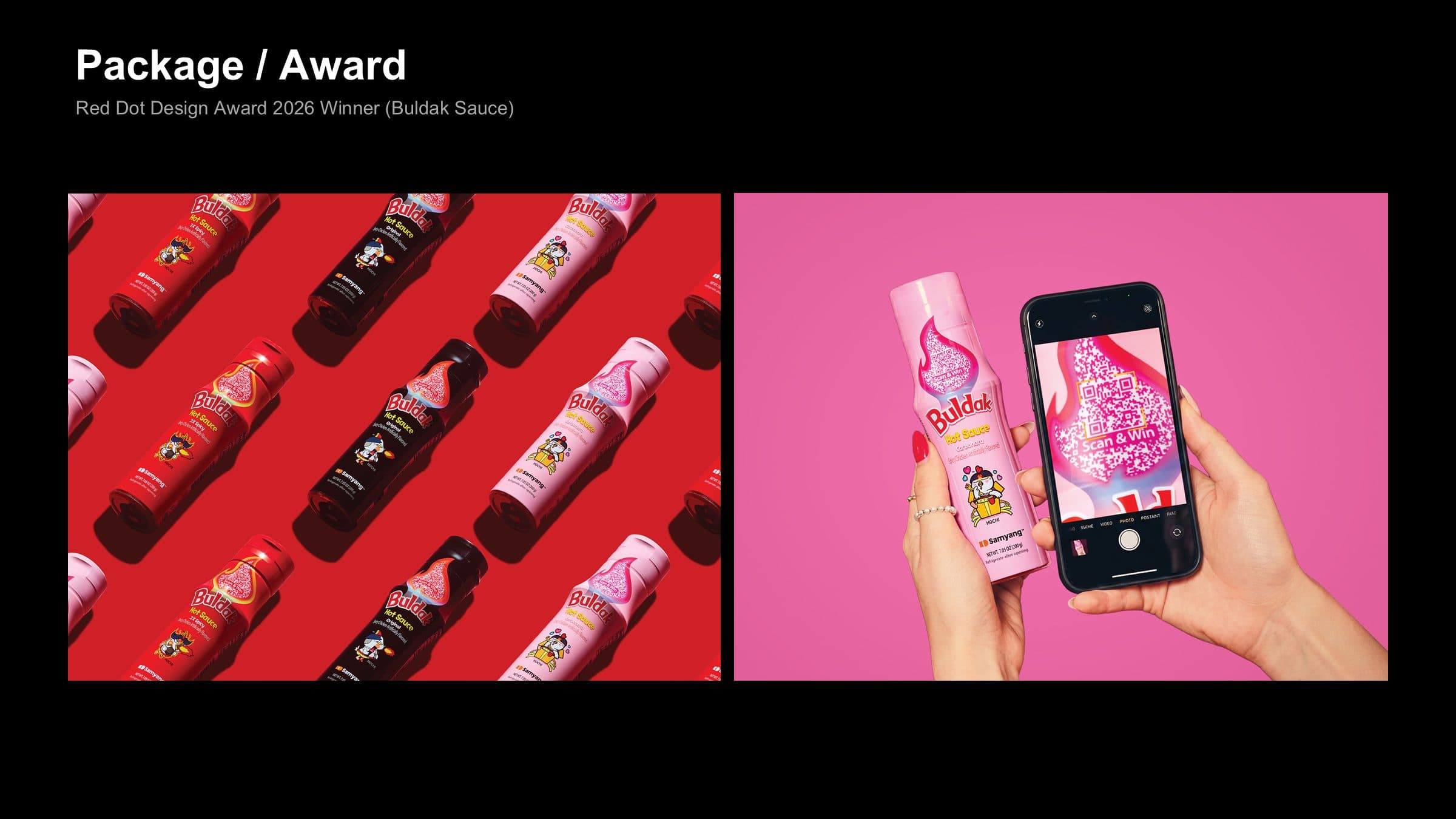Buldak Package / Award — Red Dot Design Award 2026 Winner