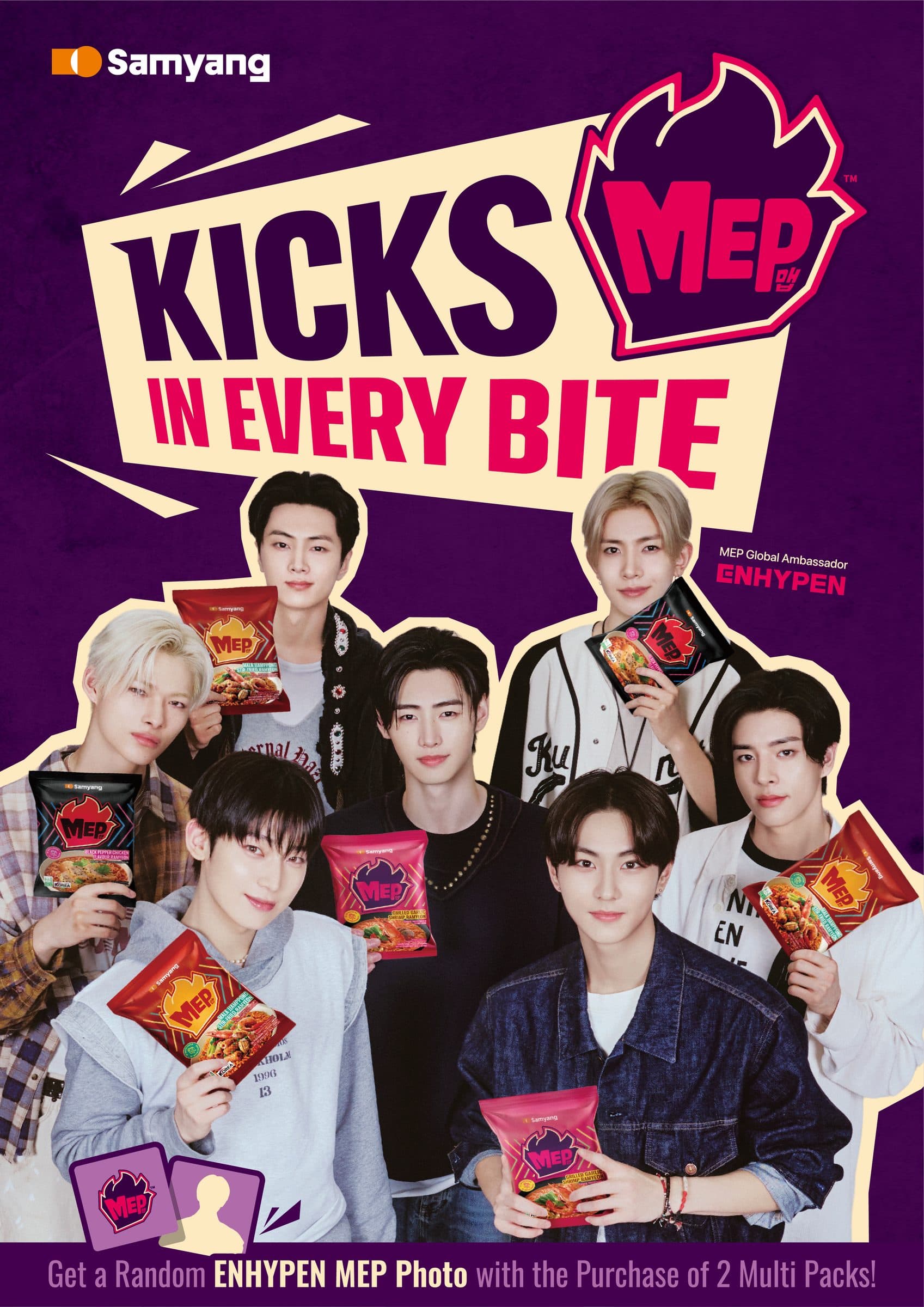 MEP X Enhypen Launch — key visual