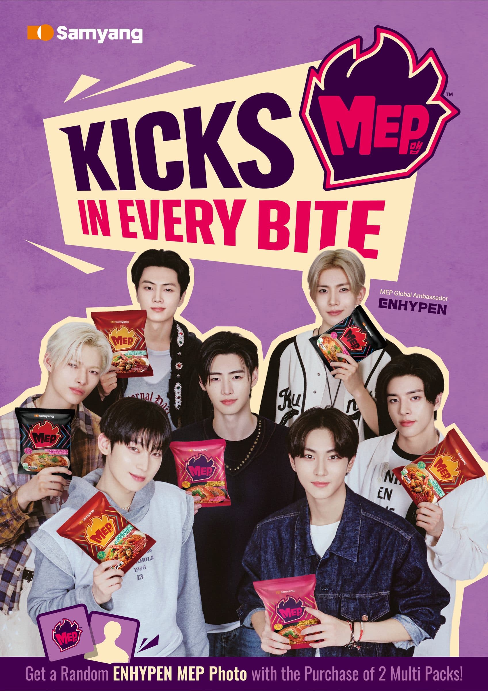 MEP X Enhypen Launch — key visual