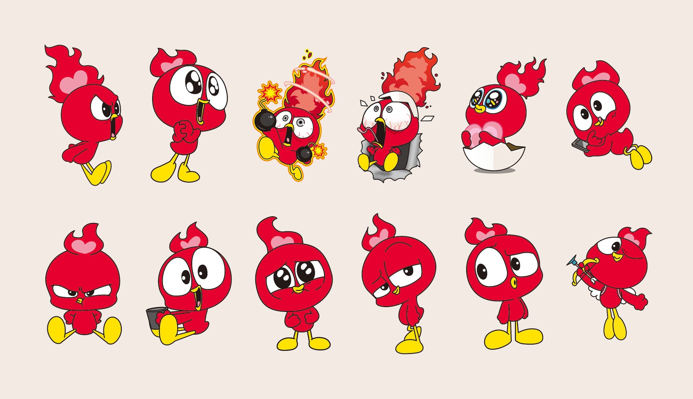 Peppo character guide — master artwork poses