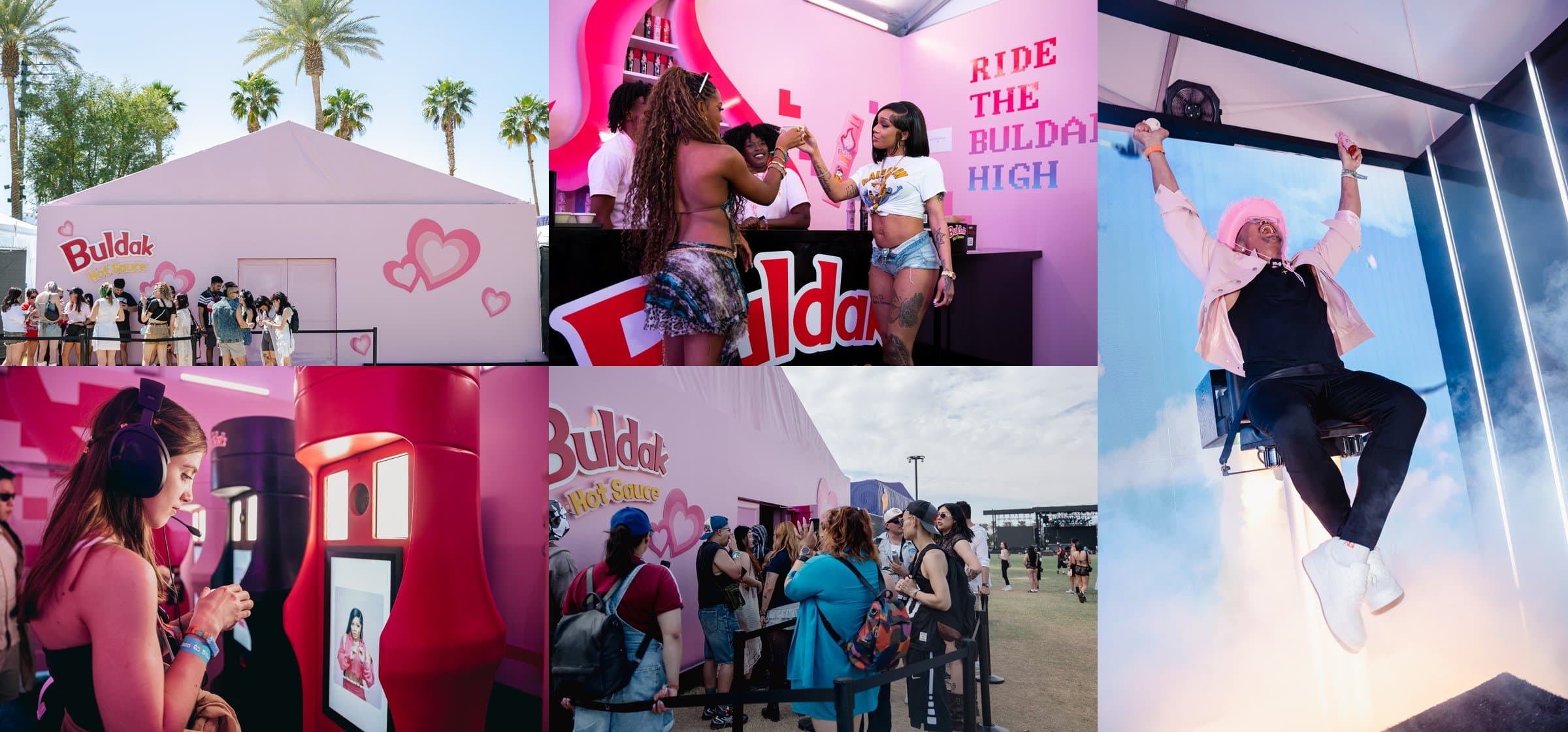 Buldak promotion booth — Coachella